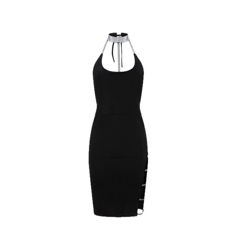 SaMa Babydoll Bodysuit -Black